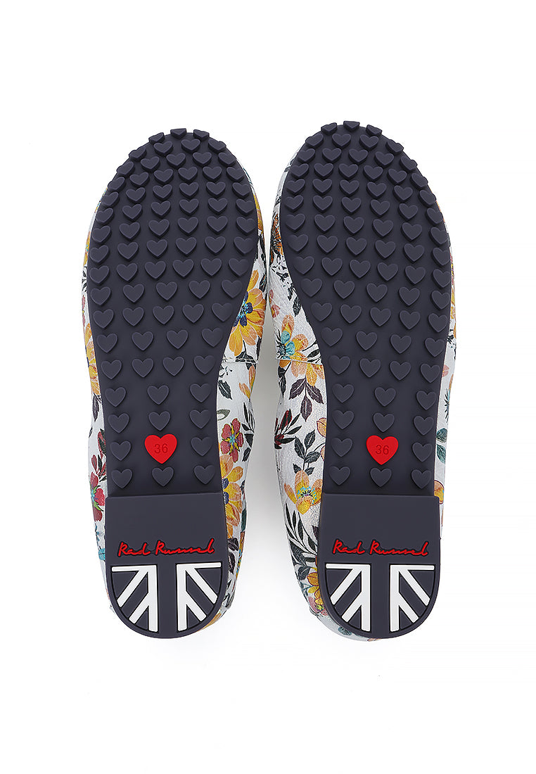 Floral Harmony Ballerina Flats
