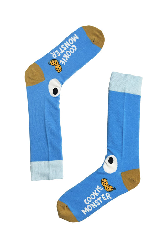 Rad Russel x Sesame Street Cookie Monster Signature Blue Socks