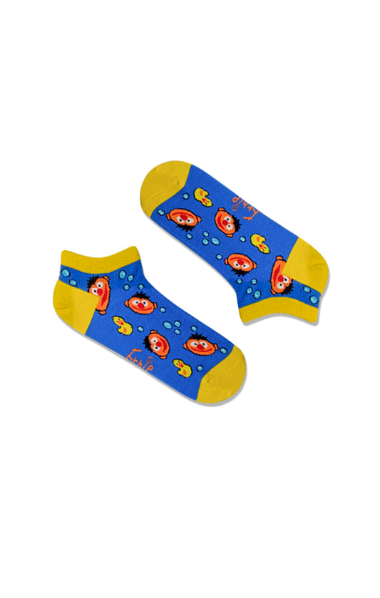 Rad Russel x Sesame Street Ernie with Rubber Duckie Ankle Socks