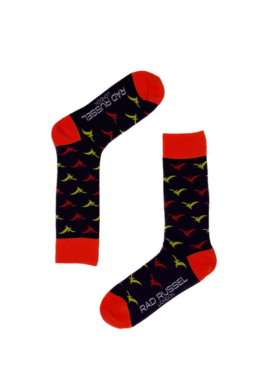 Rad Russel Pteranodon Socks