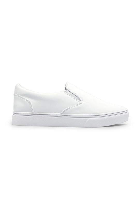 Men's White Slip Ons - Cookie Monster