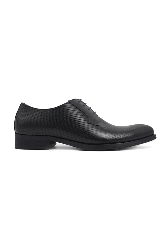 Perforated Leather Lace-up Derby