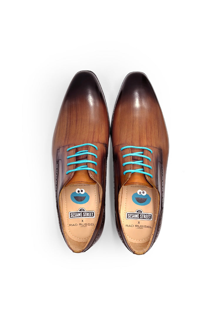 Cookie Monster Tan Derby