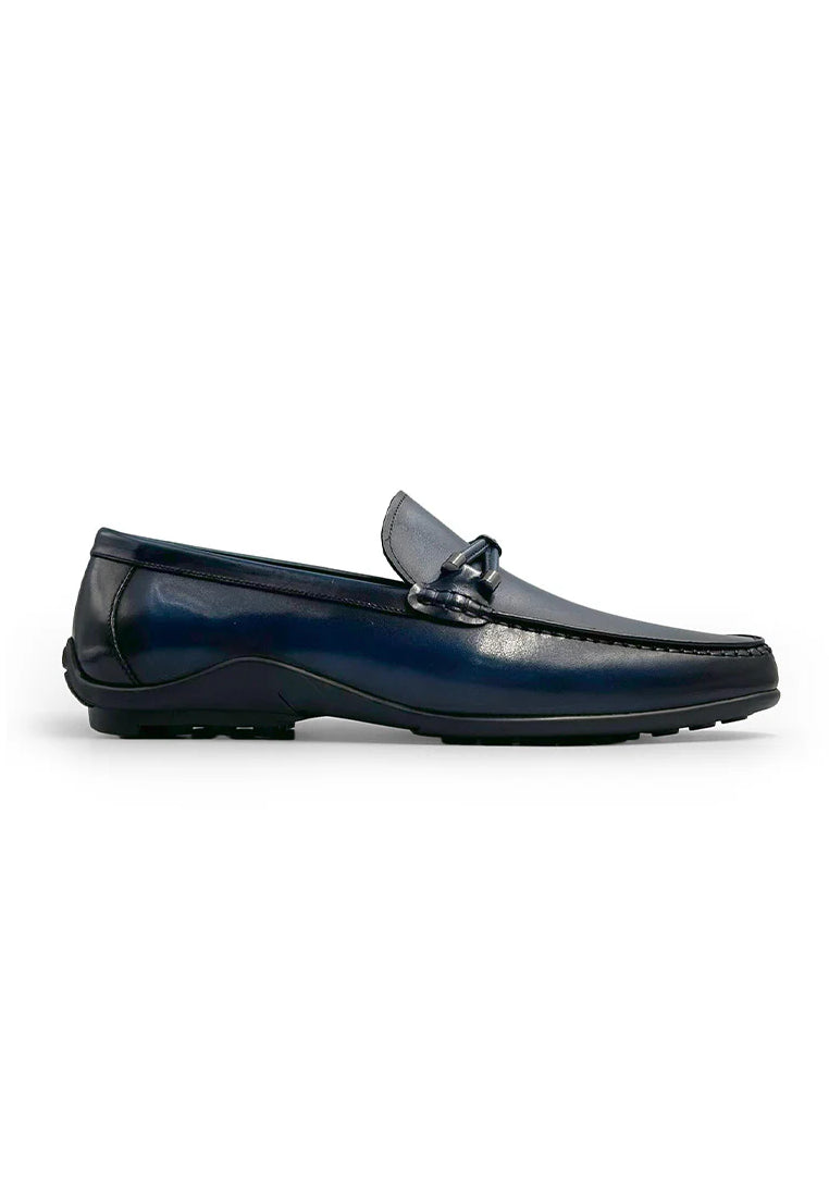 Rad Russel Leather Metal Bit Moccasin