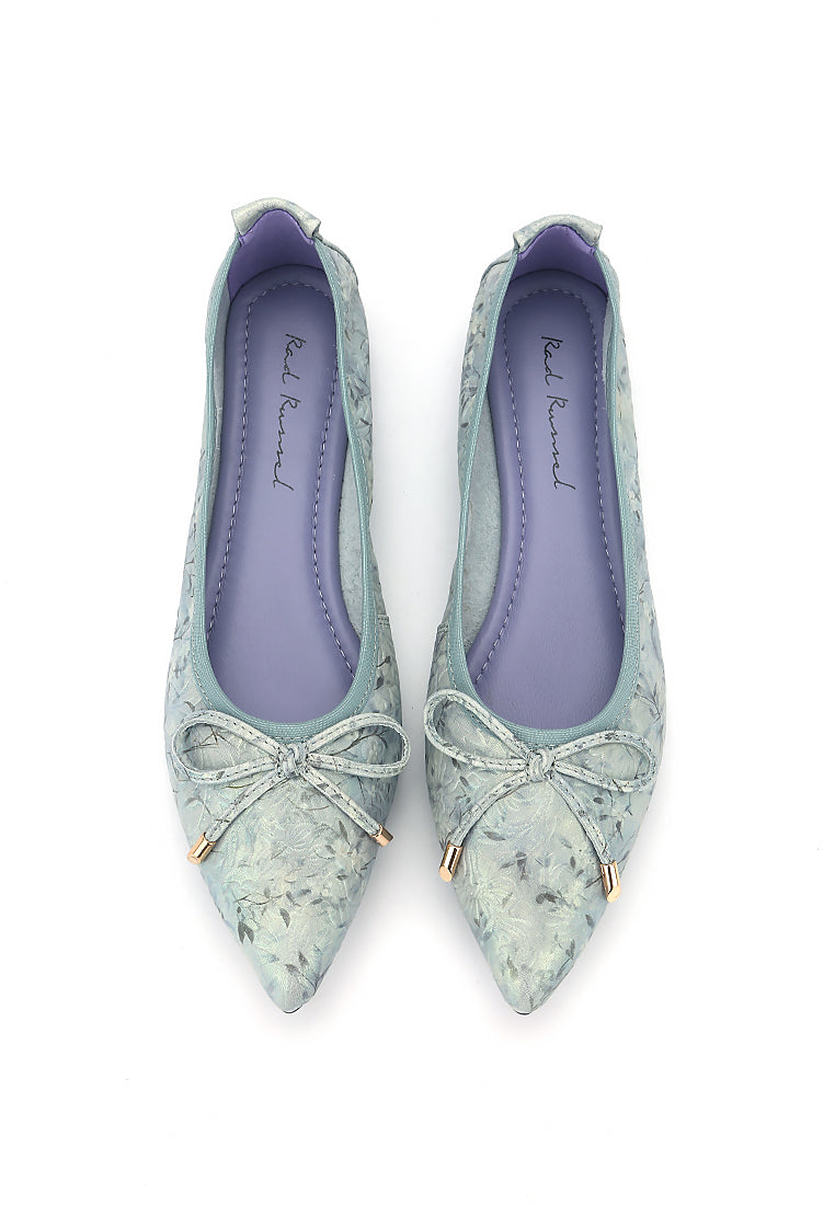 Floral Patterns Pointed Flats