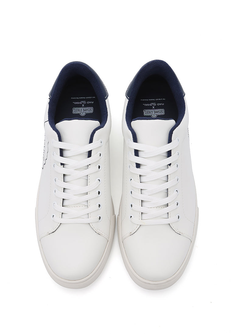 Rad Russel x Sesame Street Limited Edition Cookie Monster White Sneakers