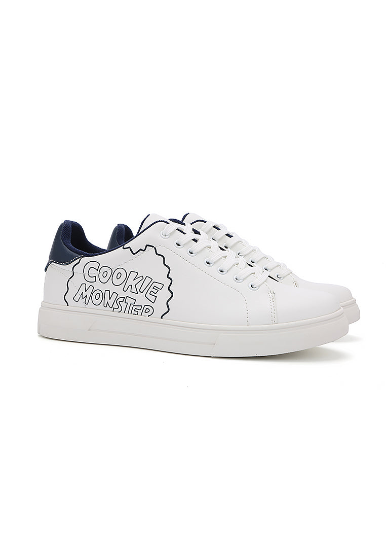 Rad Russel x Sesame Street Limited Edition Cookie Monster White Sneakers