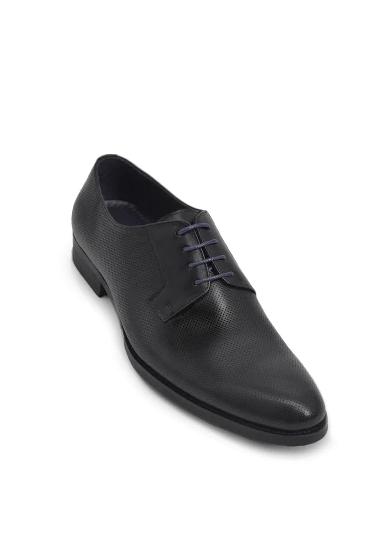 Perforated Leather Lace-up Derby