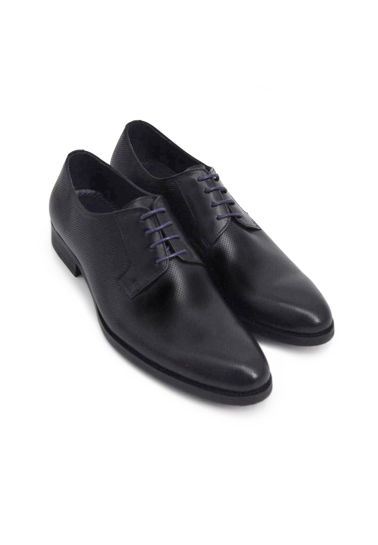 Perforated Leather Lace-up Derby