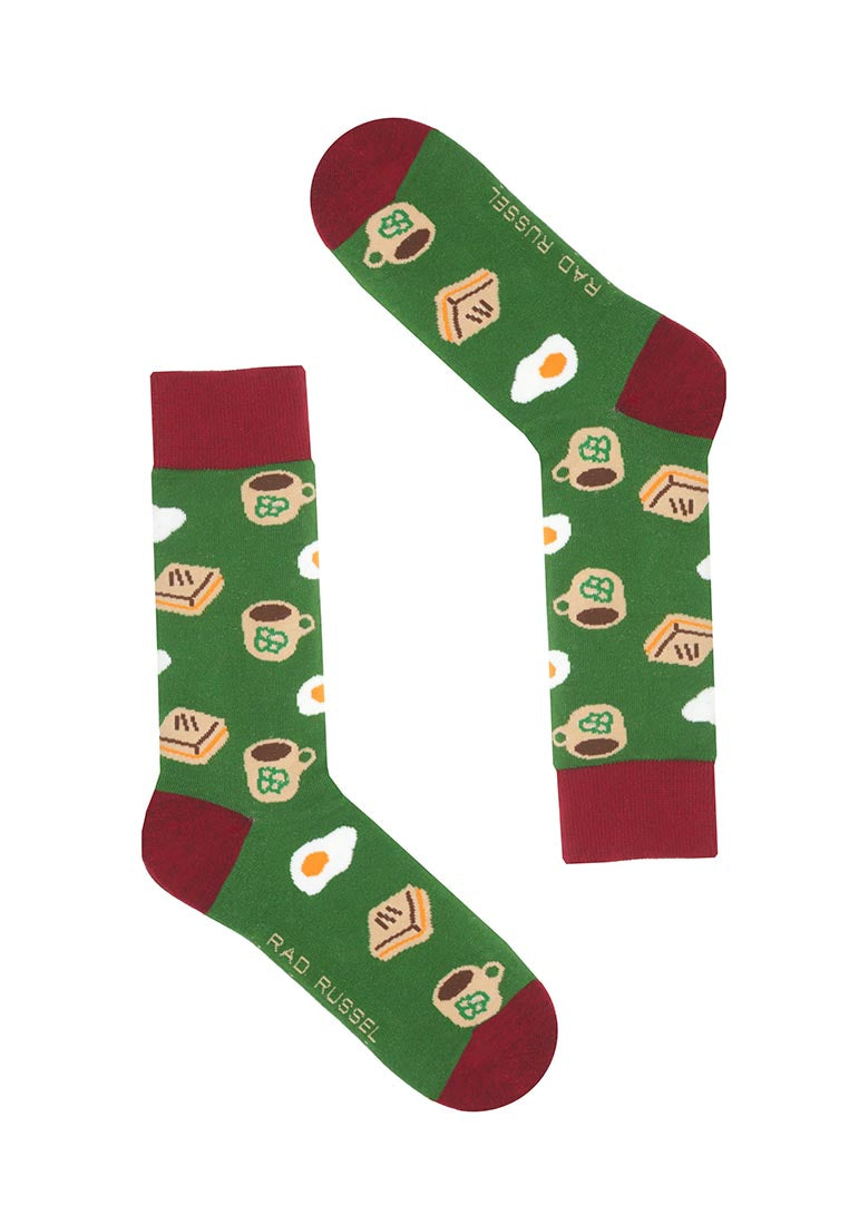 Singaporean Breakfast Crew Sock