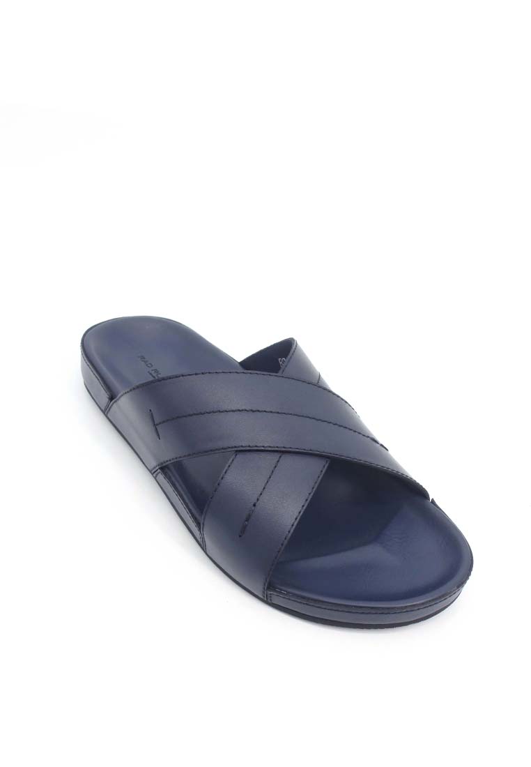 Rad Russel Cross Slider Sandal - Navy