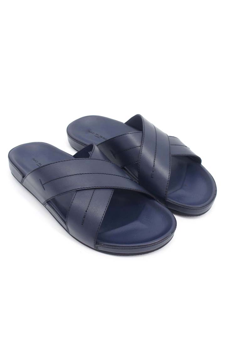 Rad Russel Cross Slider Sandal - Navy