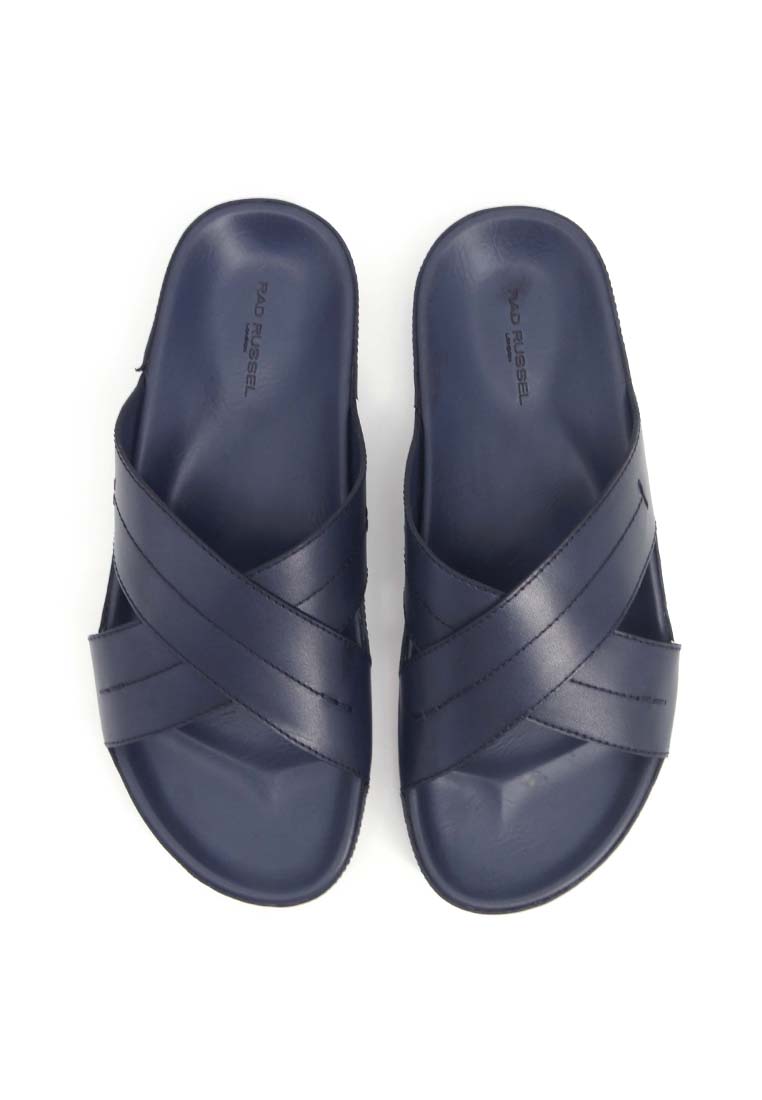 Rad Russel Cross Slider Sandal - Navy