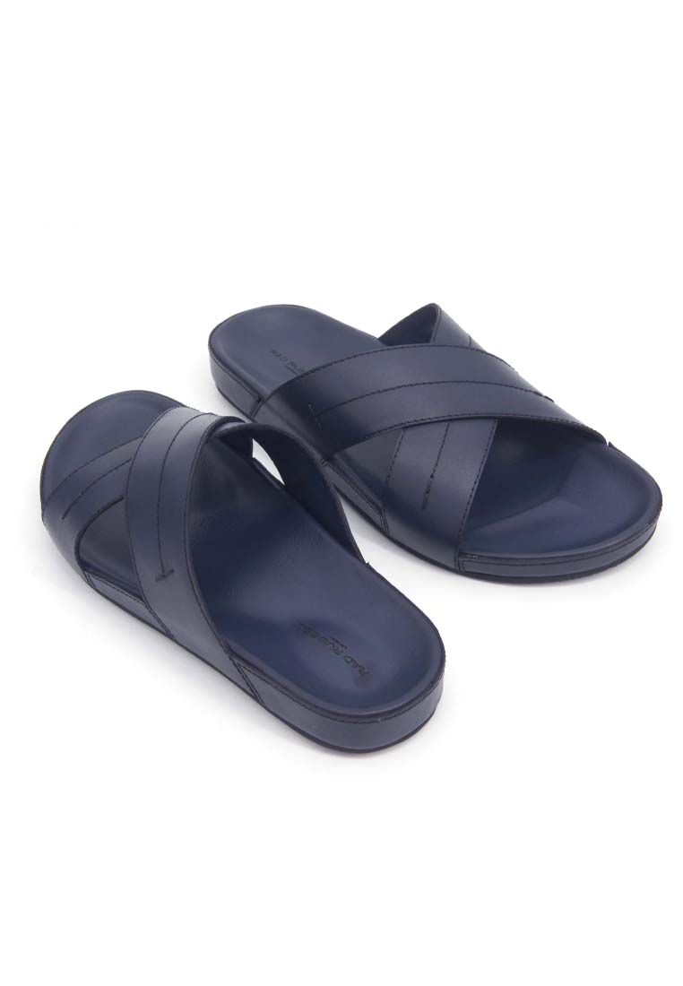 Rad Russel Cross Slider Sandal - Navy