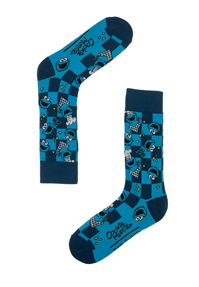 Cookie Monster Chef Pattern Socks