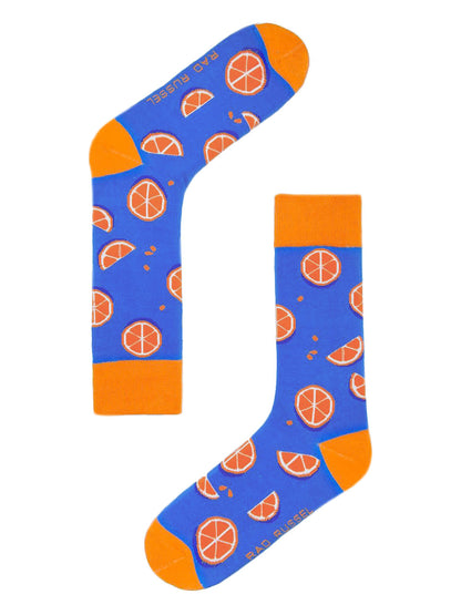 Orange Crew sock