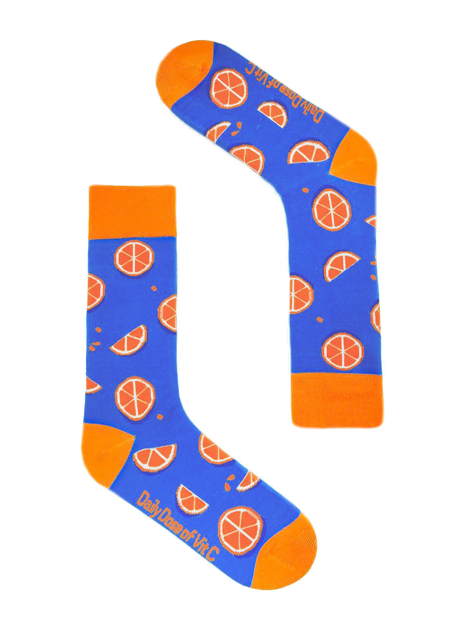Orange Crew sock