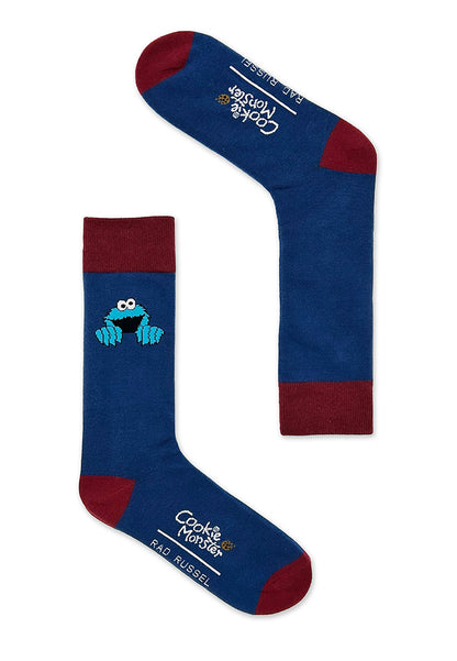 Cookie Monster Peek-a-boo Crew Socks