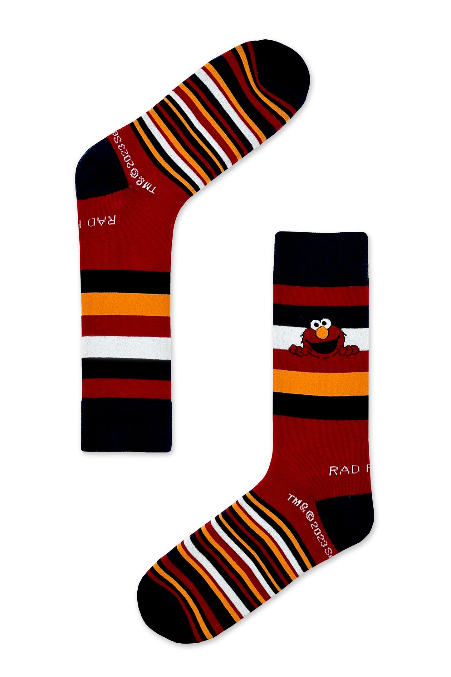 Elmo Striped Crew Socks