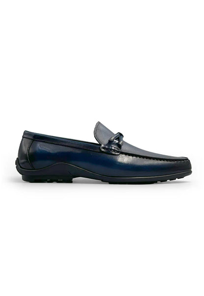 Rad Russel Leather Metal Bit Moccasin