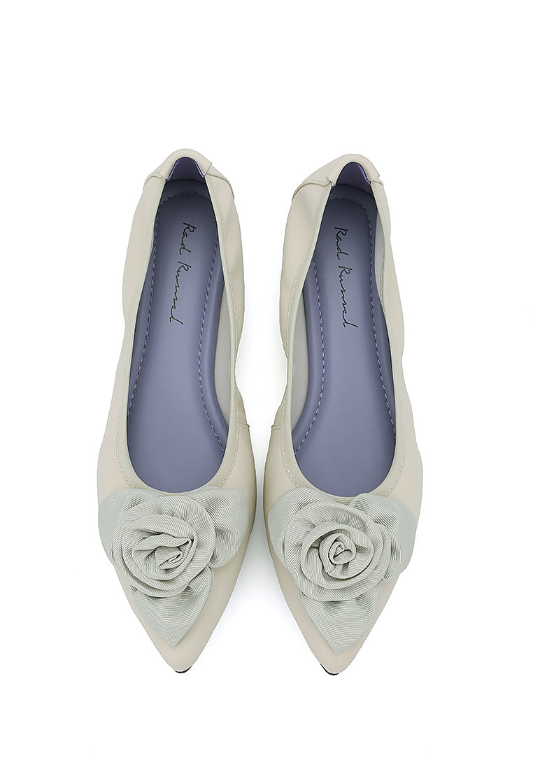 Floral Elegance Flats