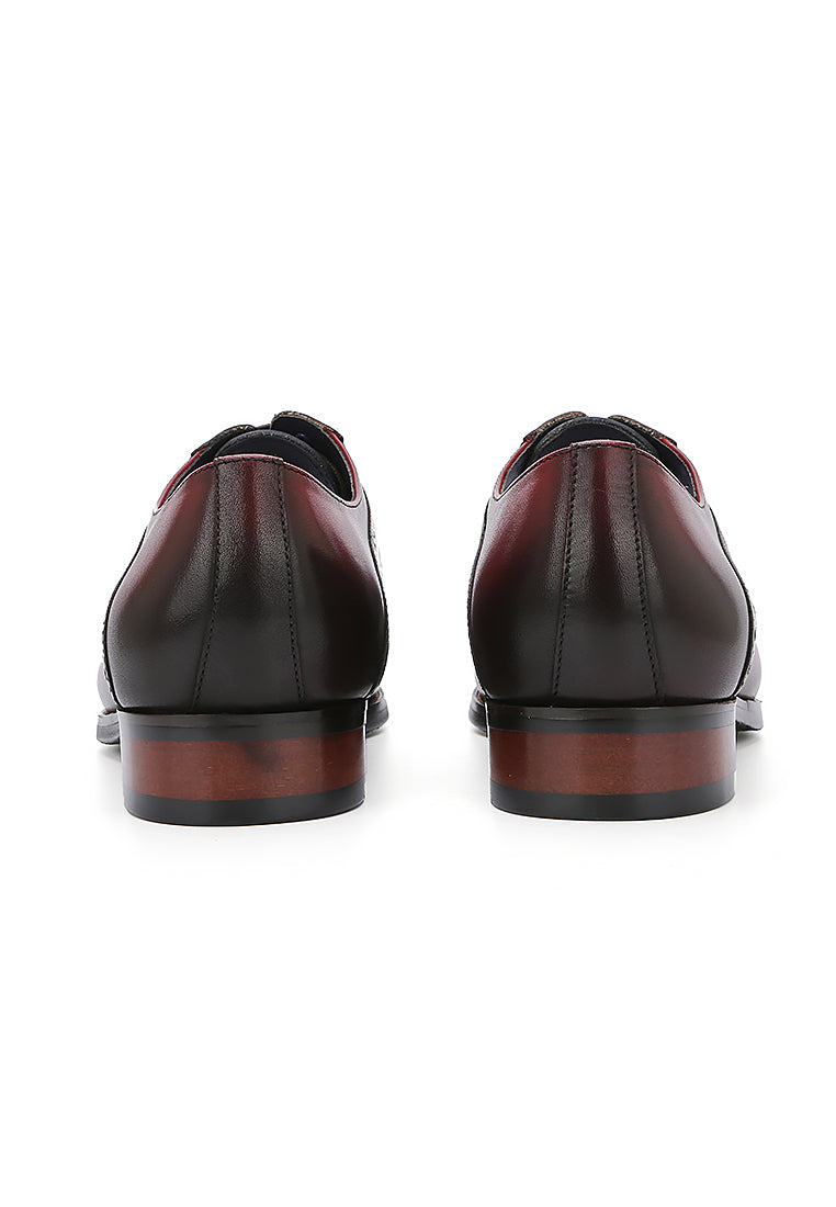 Rad Russel Luxe Dual-Tone Oxford in Midnight & Oxblood