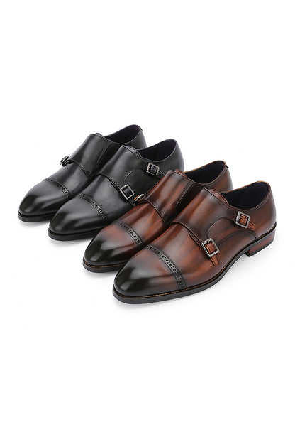 Rad Russel Prestige Leather Toe Cap Monkstrap