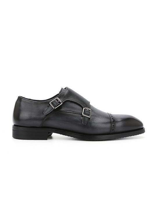 Rad Russel Prestige Leather Toe Cap Monkstrap