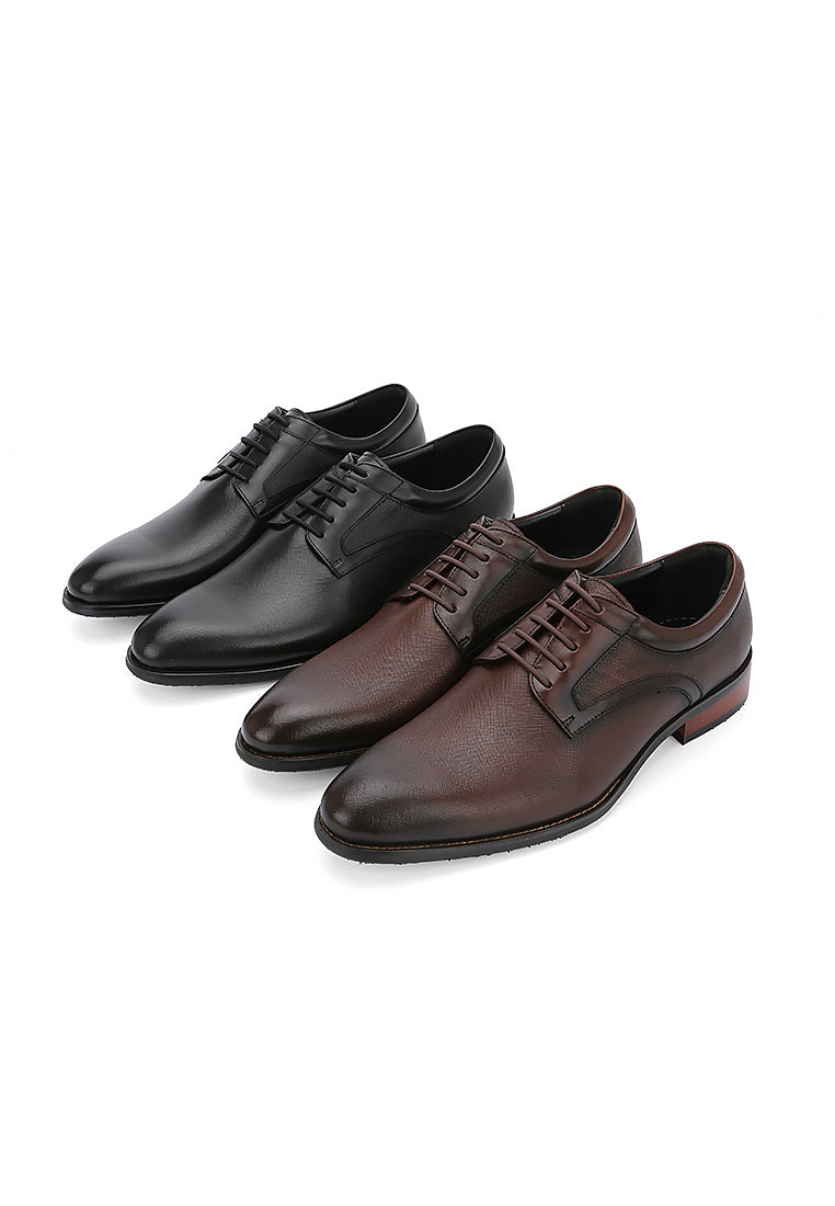 Hanson Bootmaker Easy-On Leather Derby with Lace-Easy Design