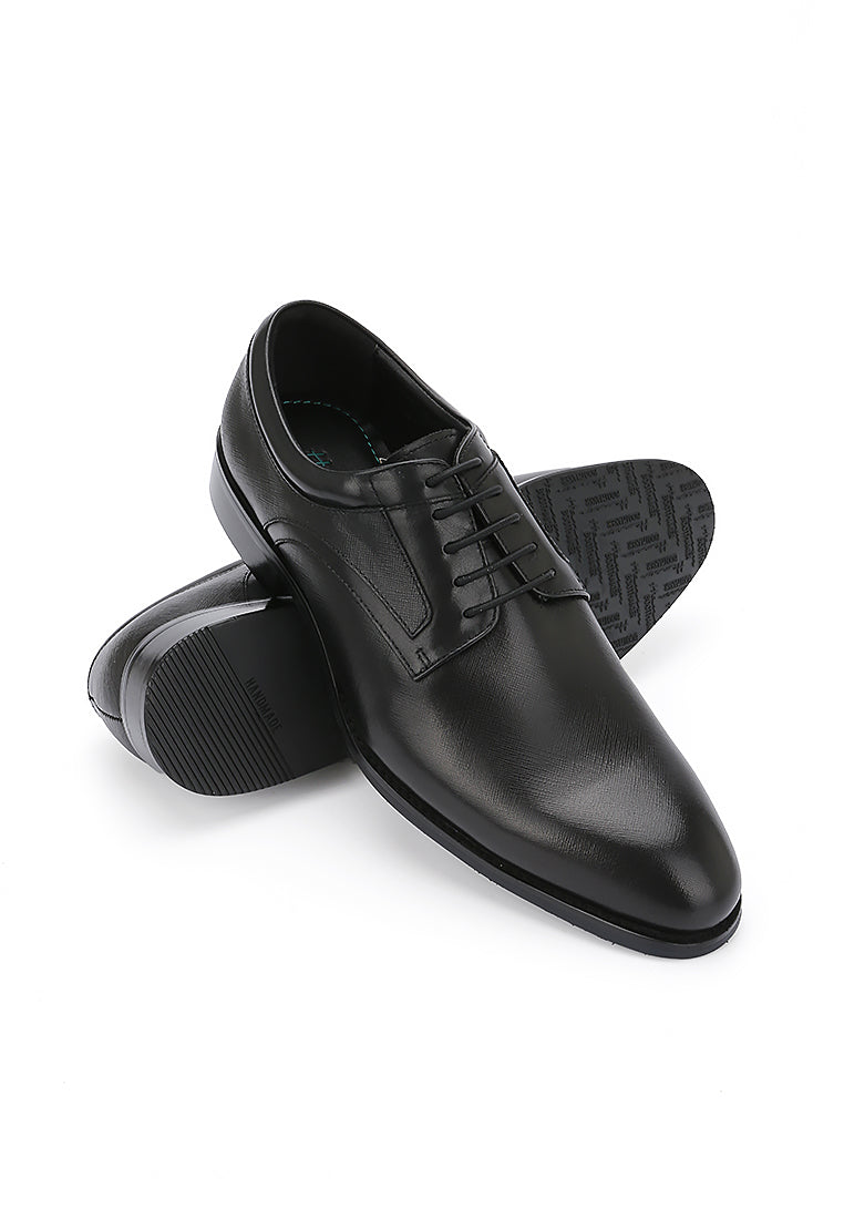 Hanson Bootmaker Easy-On Leather Derby with Lace-Easy Design