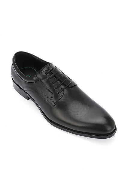 Hanson Bootmaker Easy-On Leather Derby with Lace-Easy Design