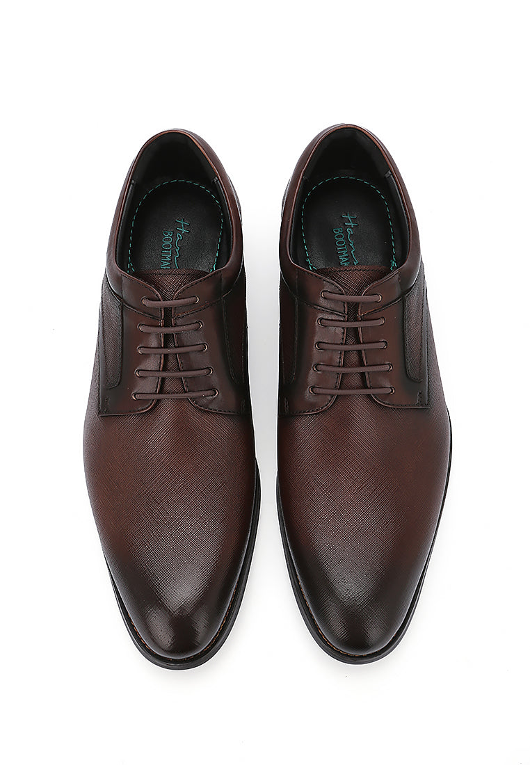 Hanson Bootmaker Easy-On Leather Derby with Lace-Easy Design