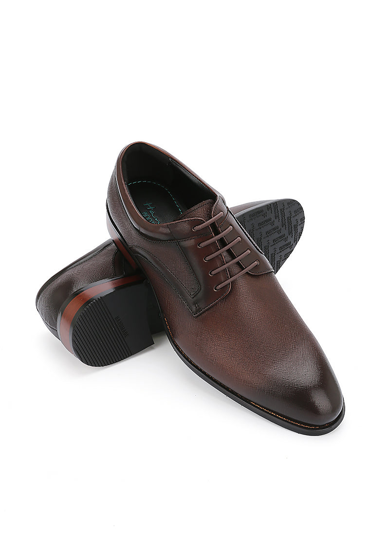 Hanson Bootmaker Easy-On Leather Derby with Lace-Easy Design