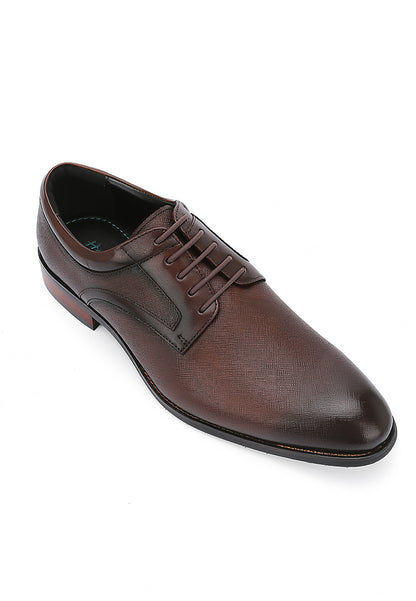 Hanson Bootmaker Easy-On Leather Derby with Lace-Easy Design