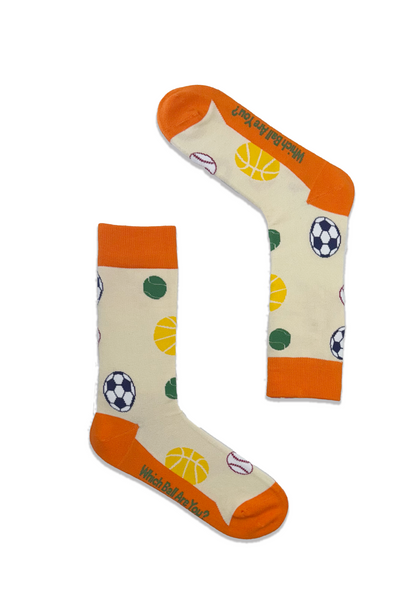 Rad Russel Which Ball Are You Socks