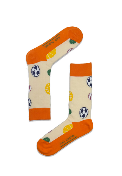 Rad Russel Which Ball Are You Socks