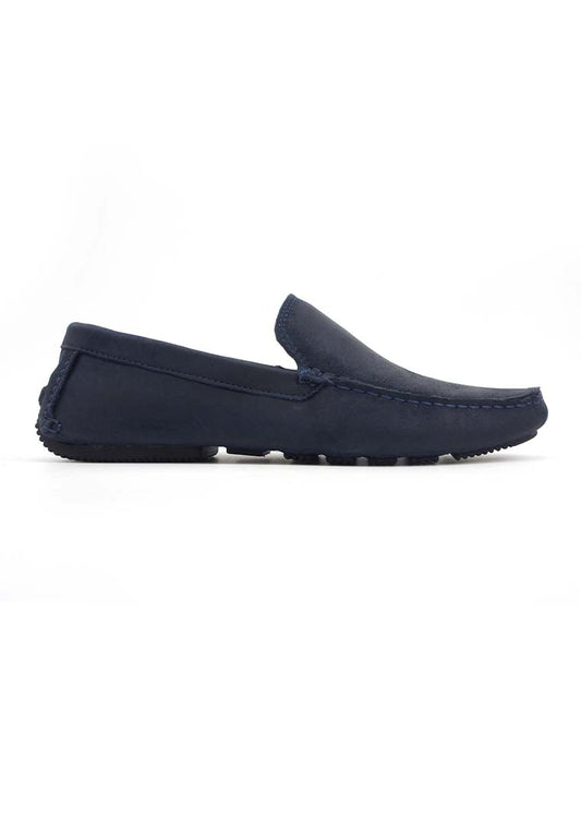 Rad Russel + Simon Carter Moccasins - Navy