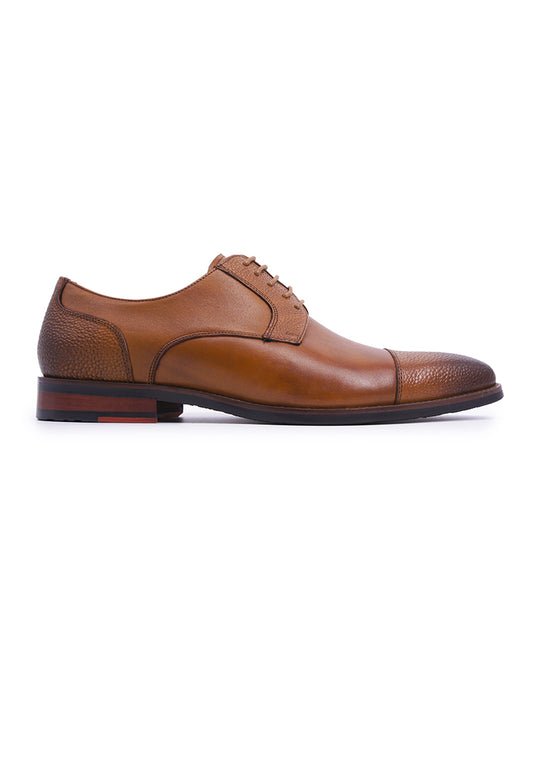 Simon Carter Lace-up Derbies - Tan